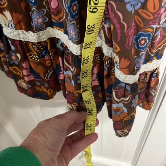 Matilda Jane brown flower dress- small- hard to find as company has closed. - Picture 7 of 7